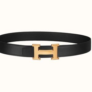 Hermes H belt buckle & Reversible leather strap 32 mm